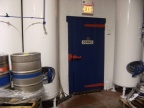 The Stevens Point Brewery's aging cellar(door) to the Brew House.